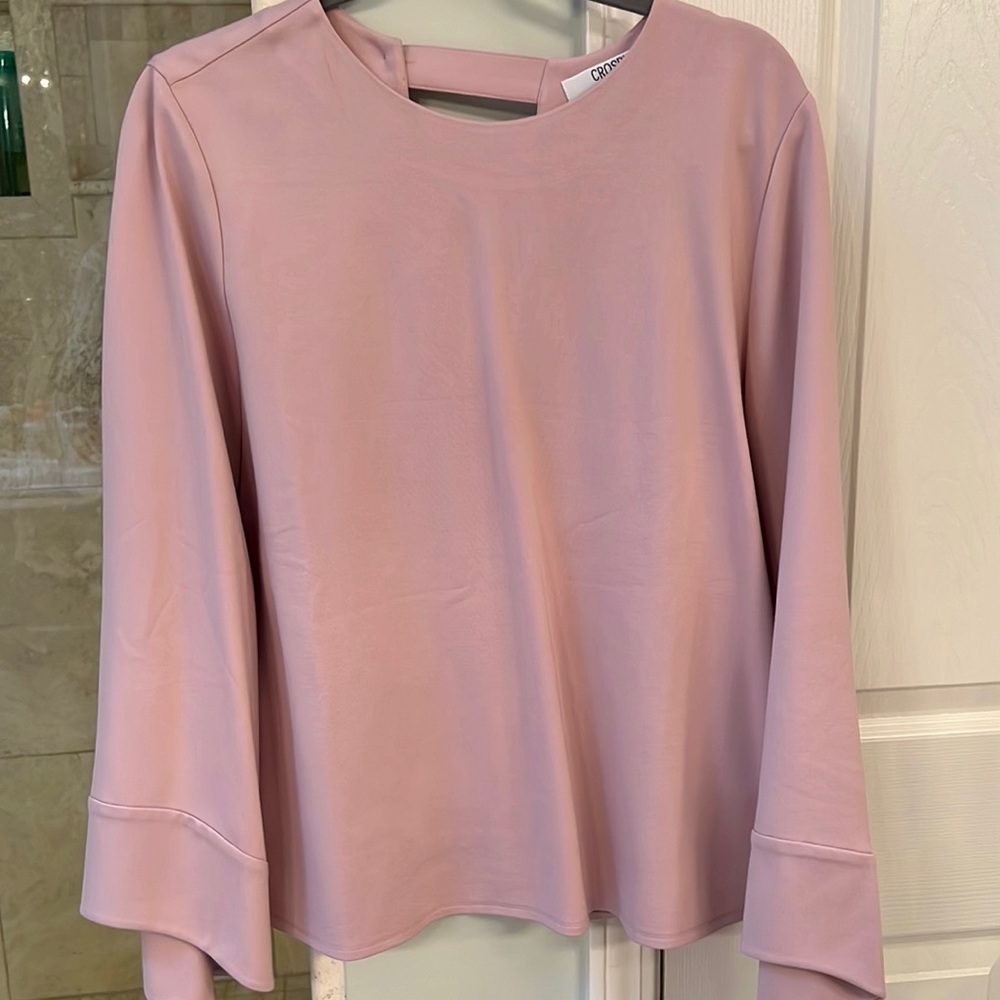 CROSBY by Mollie Burch bell sleeve top EUC